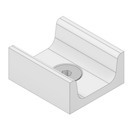 MODULAR SOLUTIONS DOOR PART U-BAR FOR SLIDING DOOR